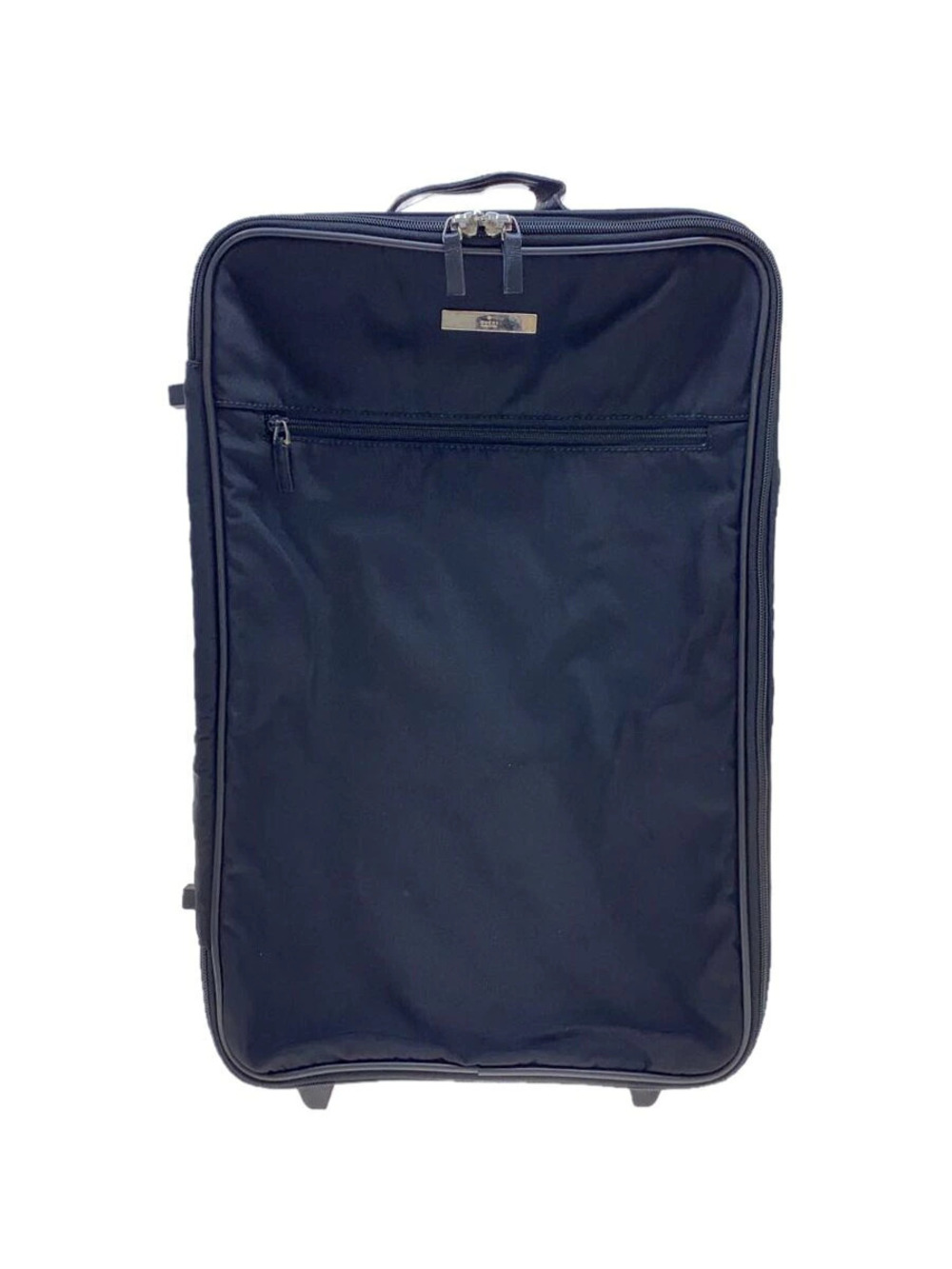 Gucci blue rolling carry on suitcase luggage front zippered